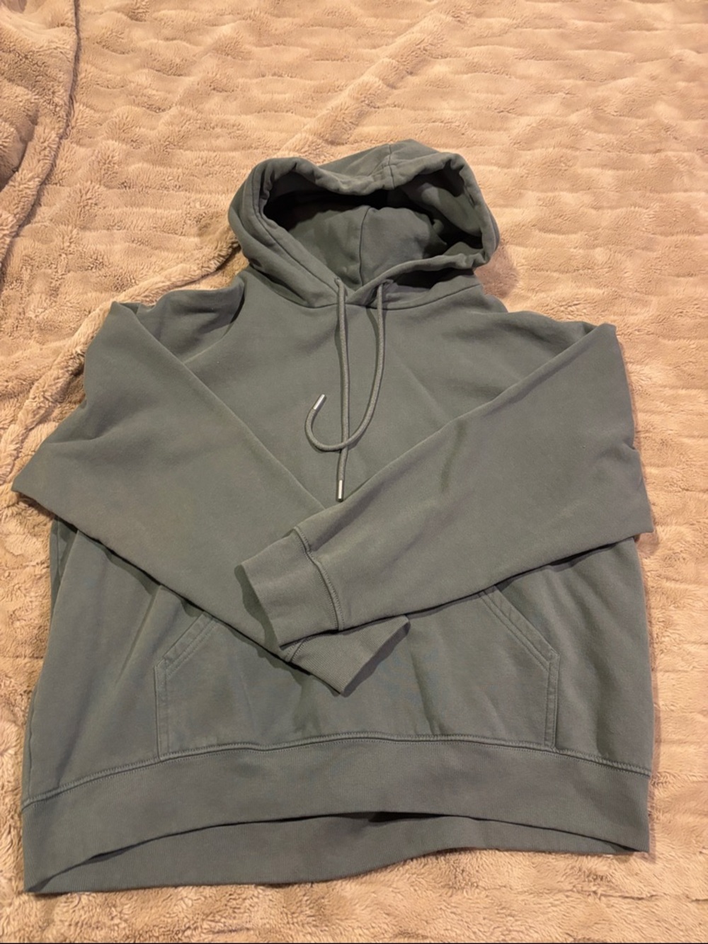 H&M Women's Hoodie Sweatshirt - Slate Green